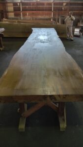 秋銘展出品材　神代欅厚板　幅１m 長さ5、５m